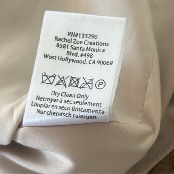 NWT Rachel Zoe,(MSRP $395),SILK Gold Lam’e Blended One-Shoulder Dress, Cocktail - Picture 8 of 16